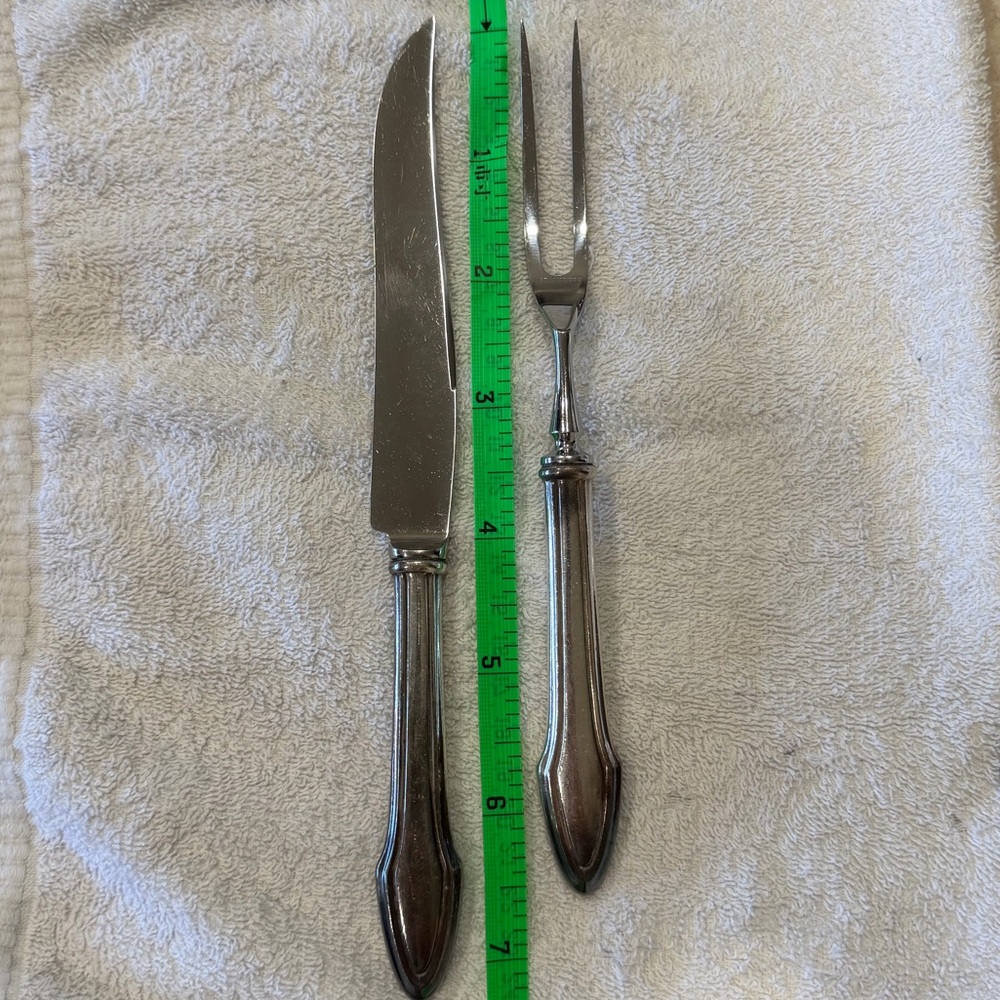 Small Stainless Blade 2-Piece Steak Carving Set